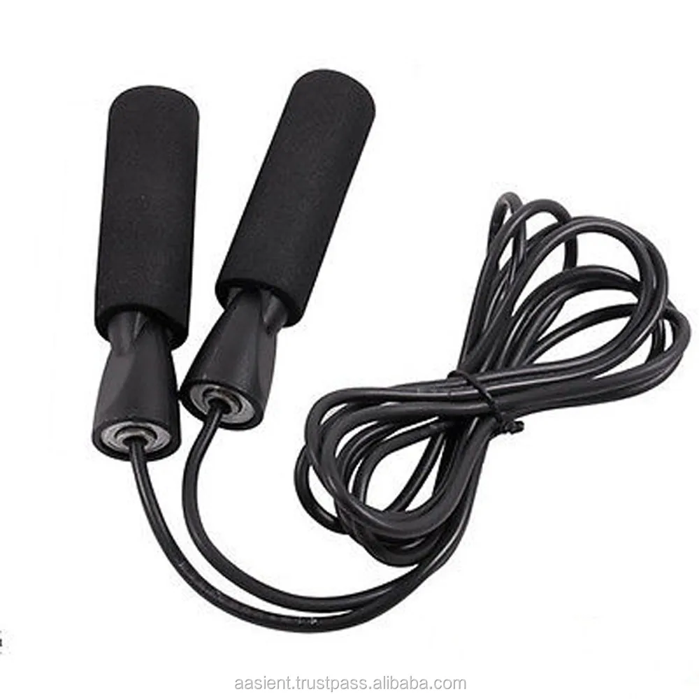 Adjustable Skipping Jump Rope Steel Cable Speed Fitness Exercise Crossfit Boxing 