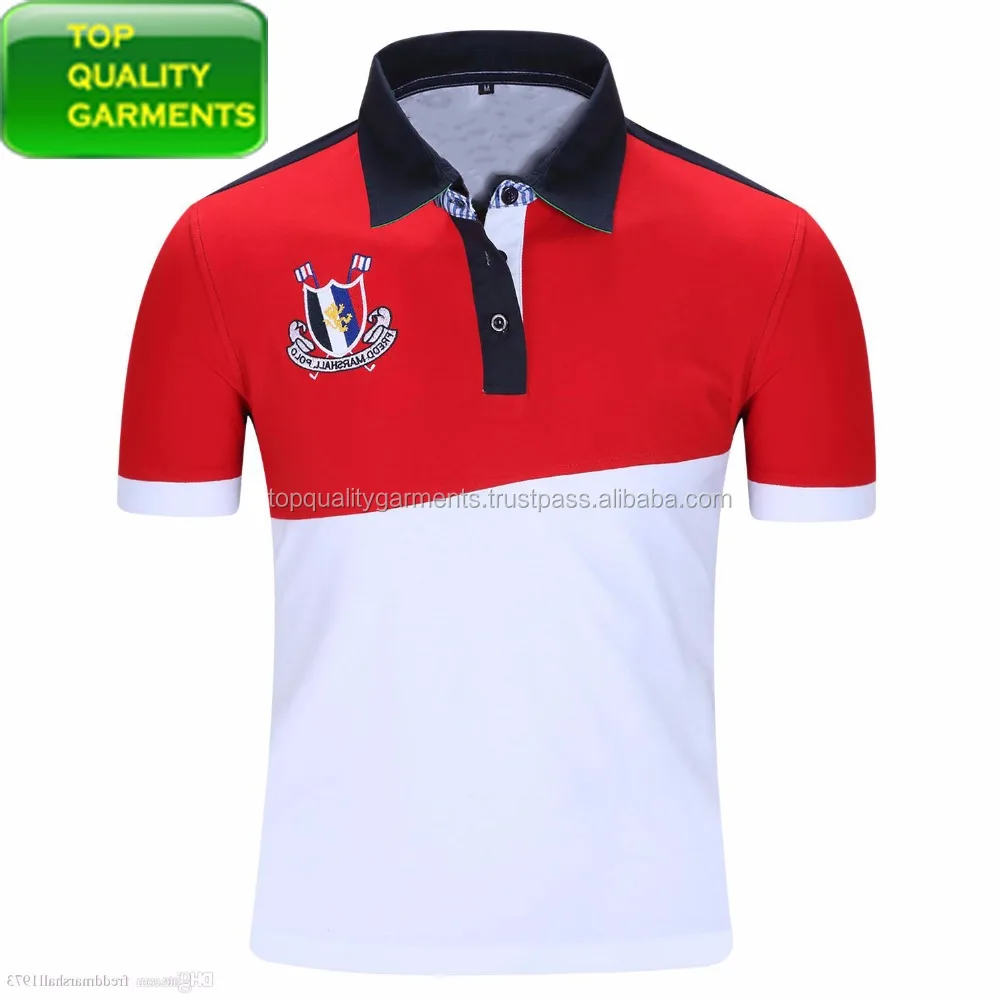 white and red polo t shirt