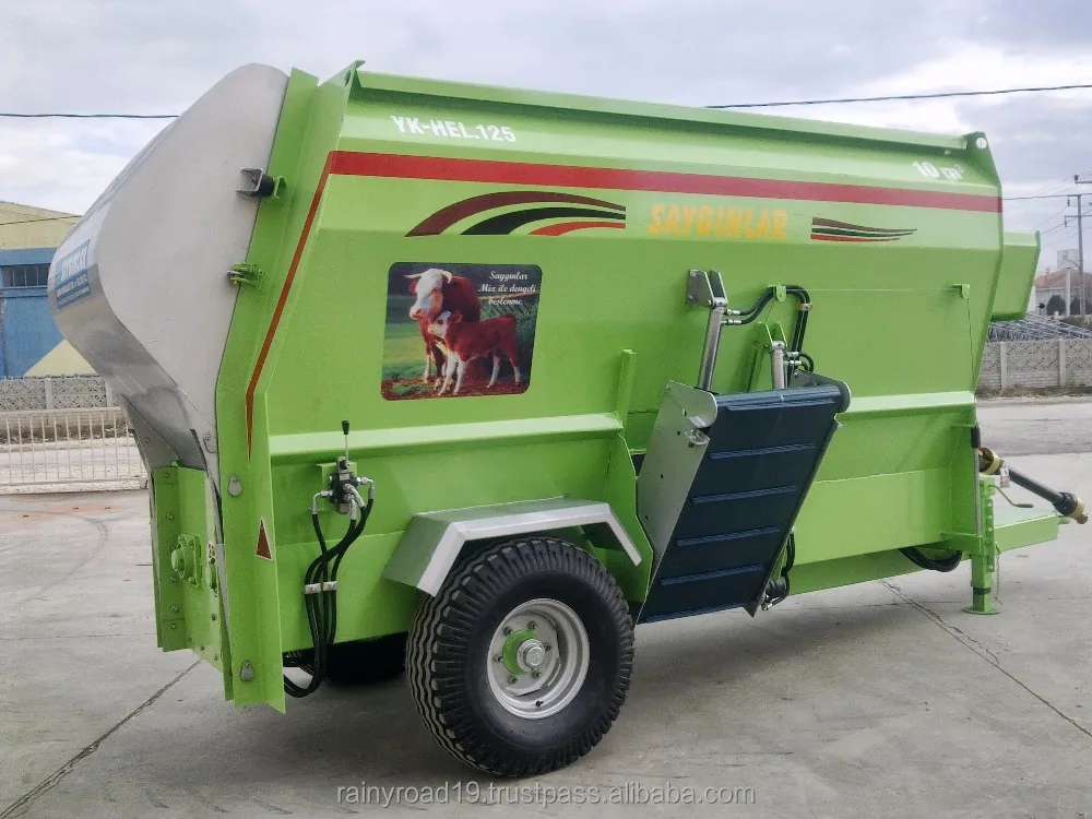 Cattle Feed Mixer Wagon For Sale Horizontal Auger With Digital Loadcell