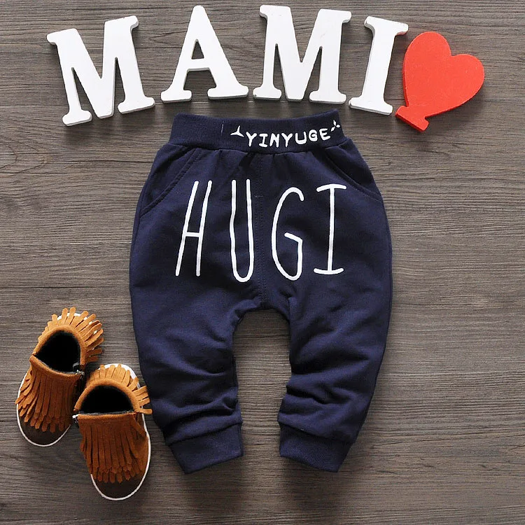New 2016 baby pants 4 Colors Cotton star pattern kids pants baby boy girls pants