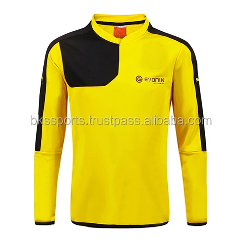 Borussia Dortmund Soccer Tracksuit 15 16 Borussia Dortmund Tracksuit Yellow Black Sports Sweater With Long Pants Sets - Buy Black Product on Alibaba.com