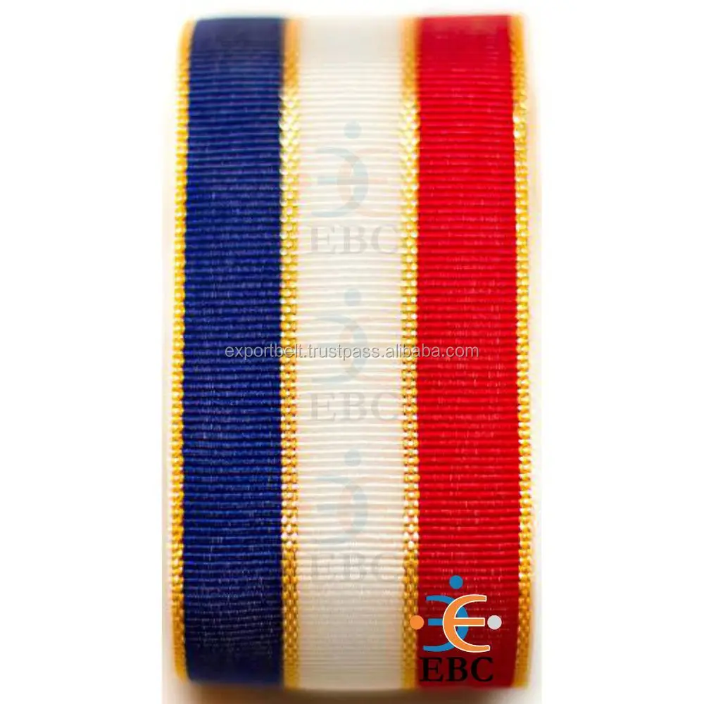 Oem Ribbon Awards Medal Drape Country Flag Colors High Quality Ribbons