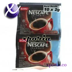 NESCAFE Coffee Powder CLASSIC 10x2gr | Indonesia Origin