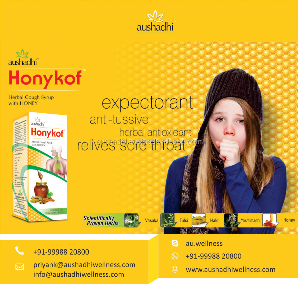 Honykof cough syrup for
