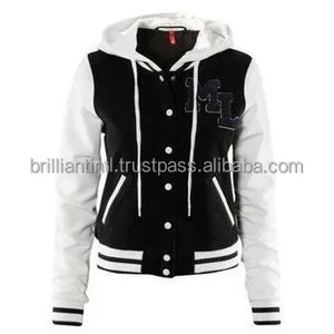 hooded varsity jacket womens