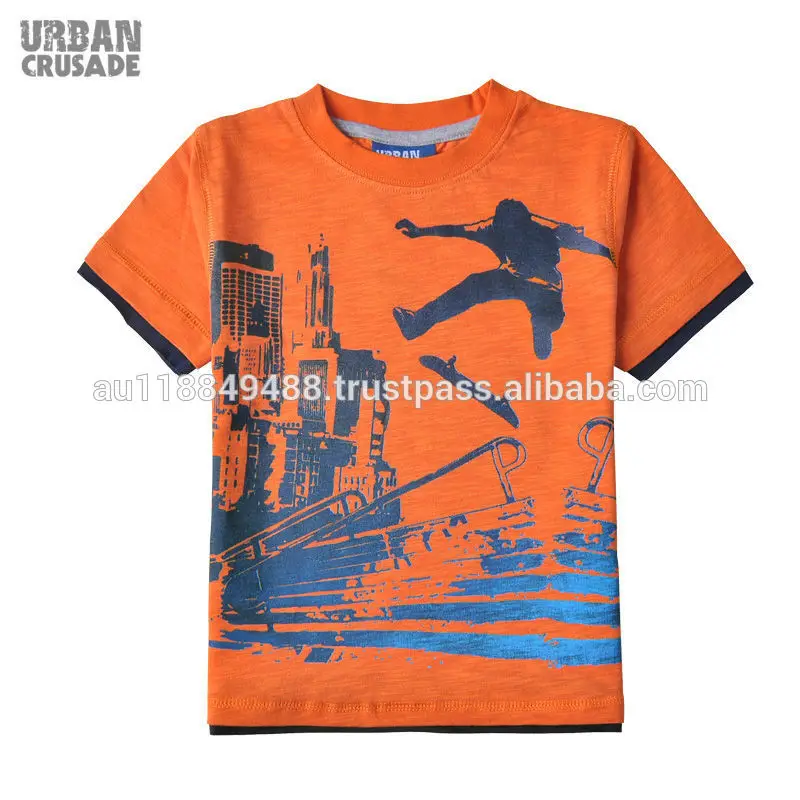 
 Austrialian городской крестовый поход, прохладный коротким рукавом скейт Tee мальчики стильная футболка  