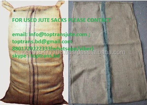 second hand jute bolsas