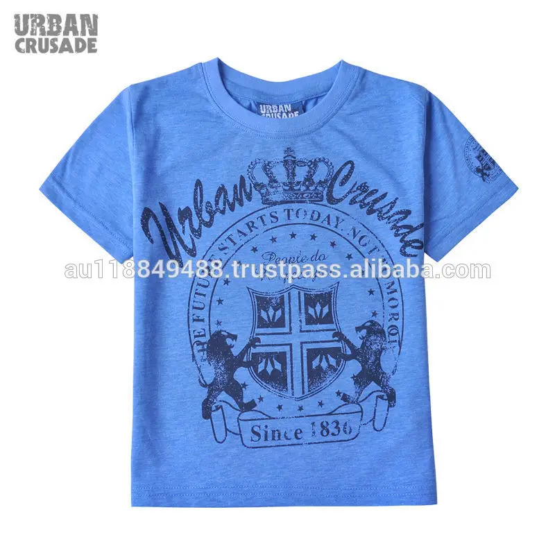 
 Марка синий электроинструмента Marle мальчиков спортивной с коротким рукавом носить создай свой собственный рубашка  