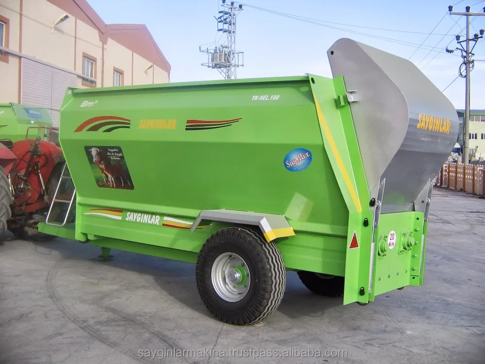 High Quality Tmr Mixer Wagon 8m3 Horizontal Feed Mixer For Sale Buy Horizontal Feed Mixer For