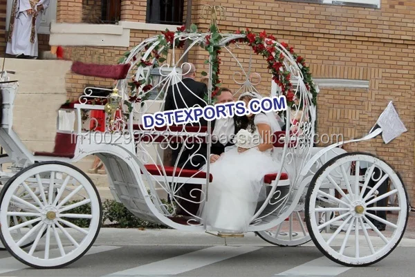 英語版シンデレラ馬車 木製＆金属製 軽量 インド式結婚馬車 メーカー