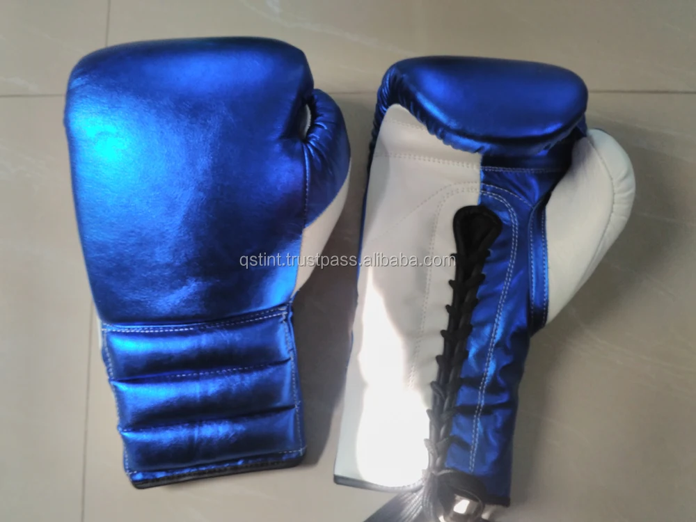 ボクシング GRIT BOXING GLOVE LLIC LEATHER BULE GRIT BOXING GLOVE METALLIC LEATHER BULE