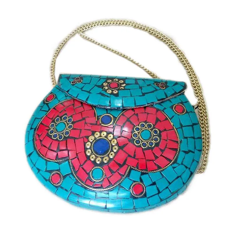 Hand Craved. Bags & Purses Handbags Clutches & Evening Bags Handmade bag in  Tibetan silver 