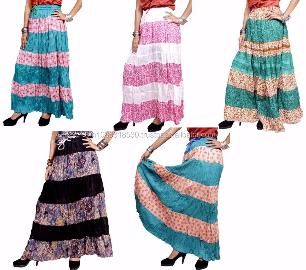 Indian Cotton Skirts Wholesale