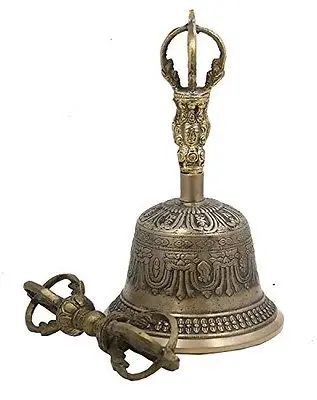 インド アンティーク チベット仏教 法具 真鍮製 品質保証 ベル