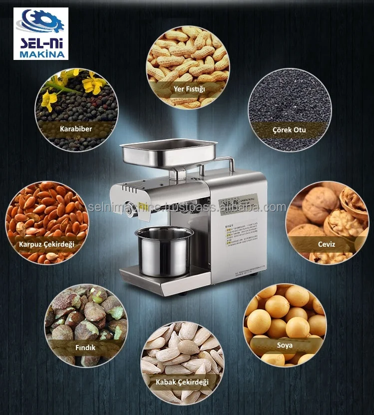 Comply with European Standards Small Cold Press Oil Machine