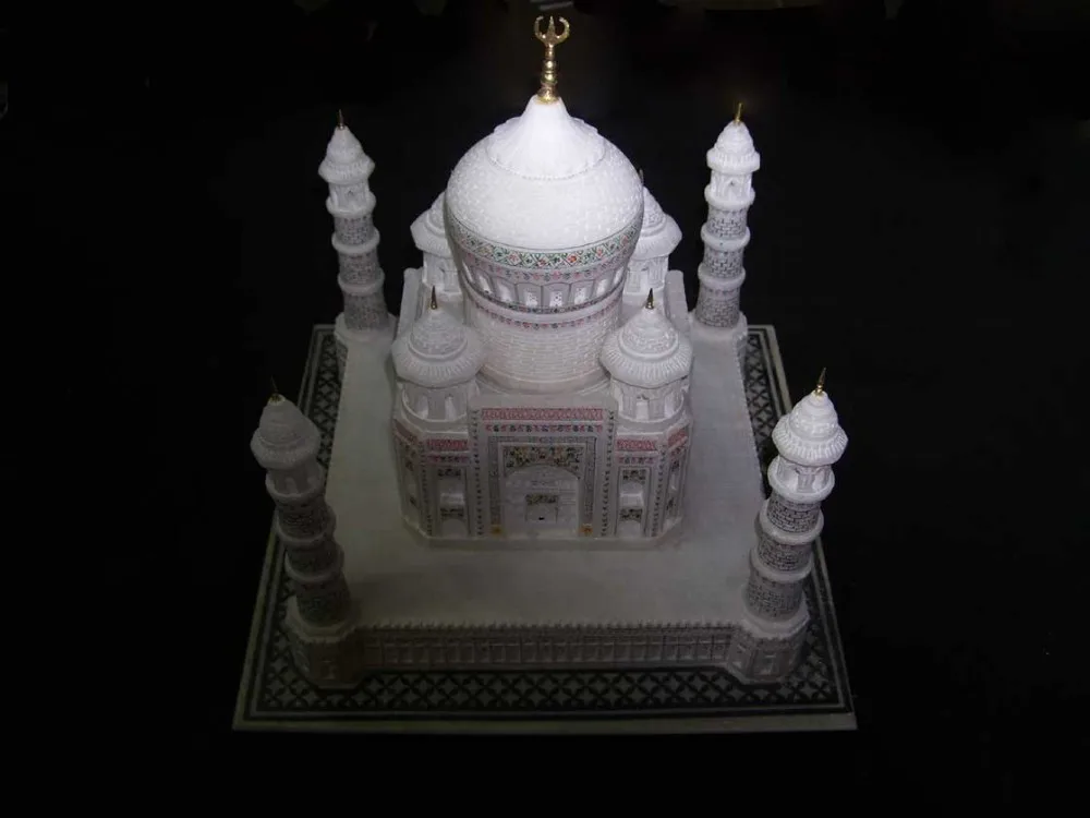 Белая мраморная Агра тадж-махал Реплика