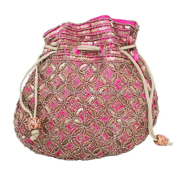 Indian Traditional Ethnic Party Hand Potli Bag Wedding Potli Evening 