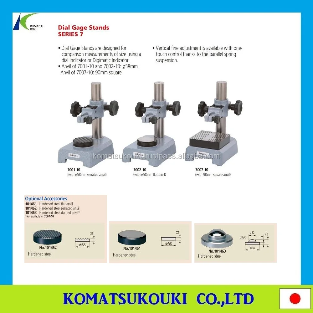 Оригинальные детали и аксессуары для измерительных приборов Mitutoyo с магнитной основой/подставкой 7010-10 сделано в