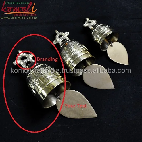 Custom Metal Church Temple Ship Small Brass Bells Wholesale Bell for Sale