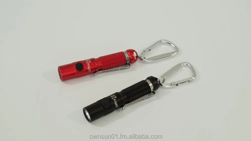 UltraTac K18 Side Switch AAA Keychain LED Flashlight Support 10440 Battery
