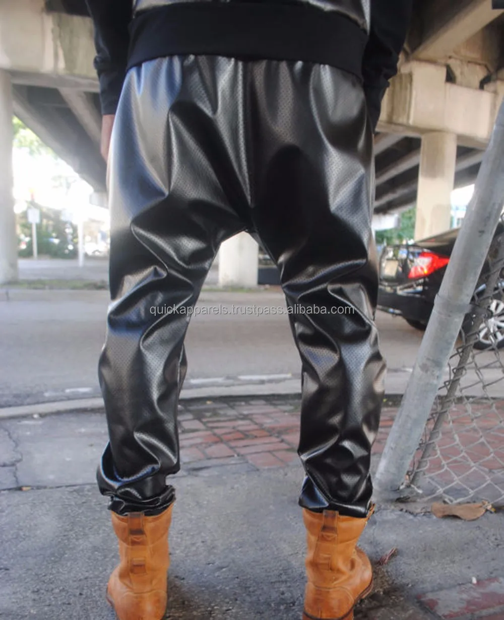 modededicyy — High waist leather harem pants