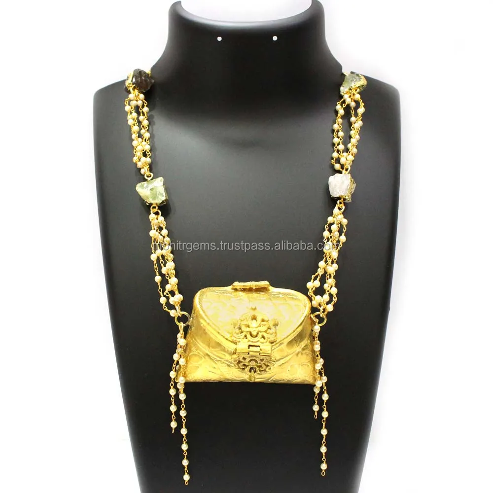 22 Carat Gold Plated Purse With Small 