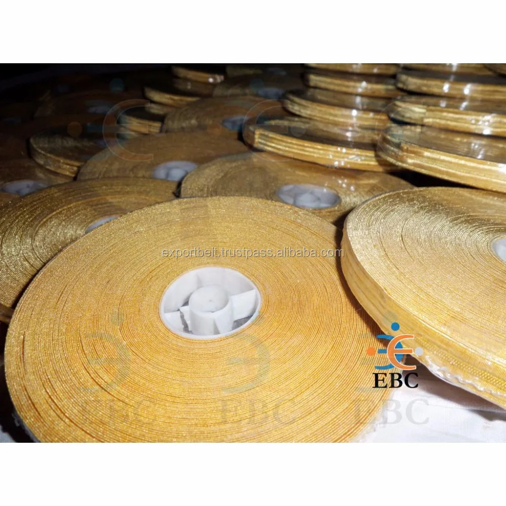 OEM Gold Mylar Braid Tape Lace Ribbon Tresse Galloon Customized High