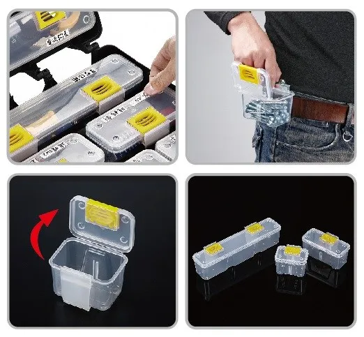 Details about   Plastic Storage Organiser Removable Compartment Box Tool Parts Assorted Case 
