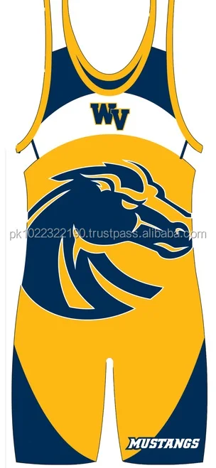 Custom Sublimated Knitted Wrestling Singlets Plus Size Tank Top with Custom Designs