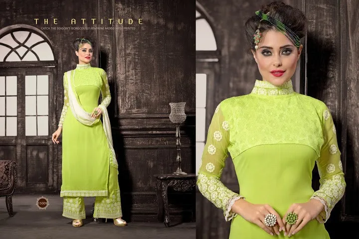 punjabi plazo suit party wear