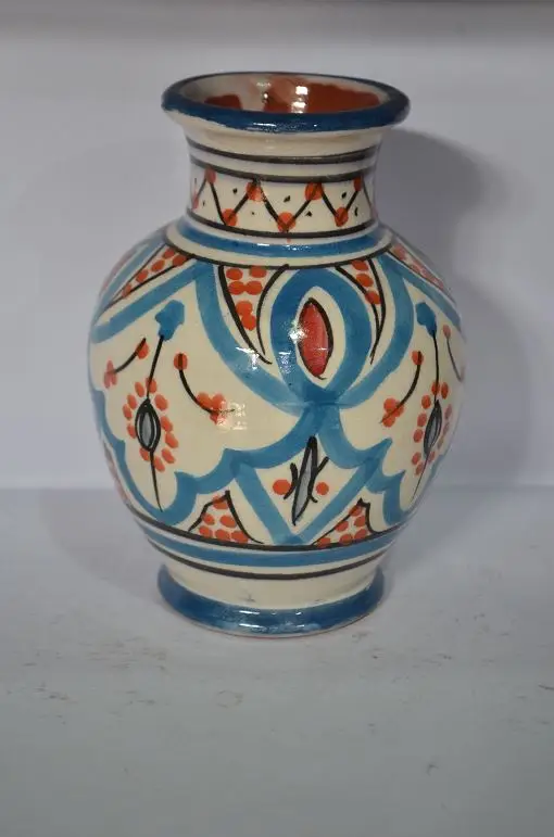 Марокканская ваза ручной работы для украшения дома разных цветов эмалированная керамика Декор красивый подарок декоративная оптовая