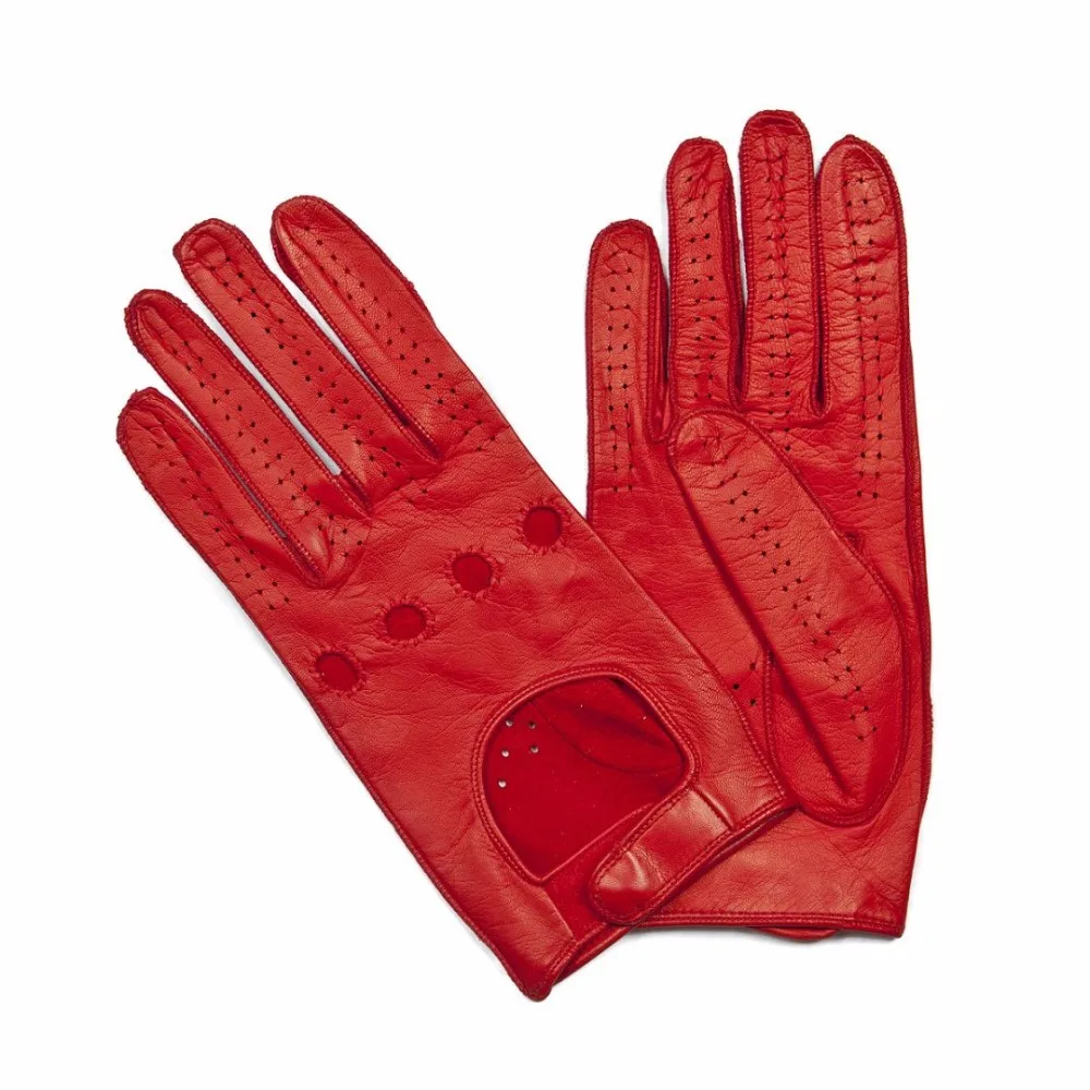 Мужские кожаные мягкие перчатки для вождения в стиле ретро Высокое качество комфорт