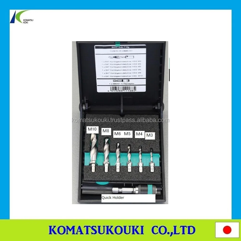 High Quality Japan ESCO Tap And Drill Set For Electrical Tool And