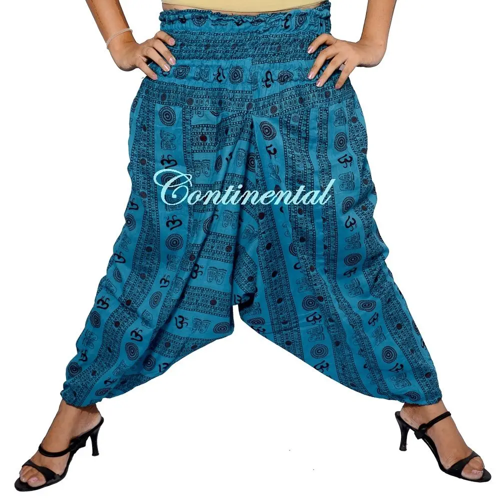 Om Aum Ali Baba Harem Gypsy Aladdin Pants Festival Unisex Yoga Hippie ...