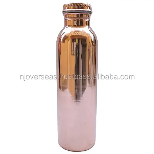 100/% Pure Copper Water Bottle for Yoga//Ayurveda Health Benefits 900ml Leak Proof