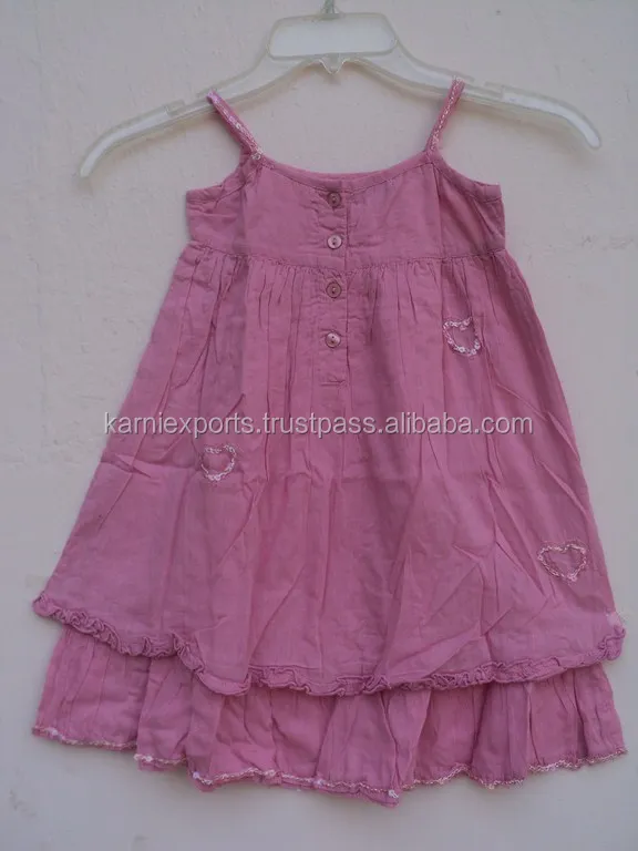 hand work baby dress