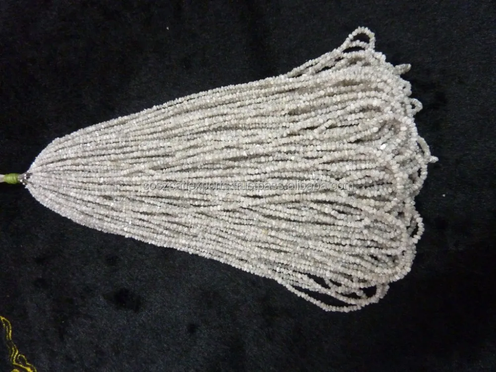Wholesale Price Coszcatl Exports Natural Real Diamonds Raw Rough Bead 2-4 mm 15 Inch Strand Blue White Light Brown Model