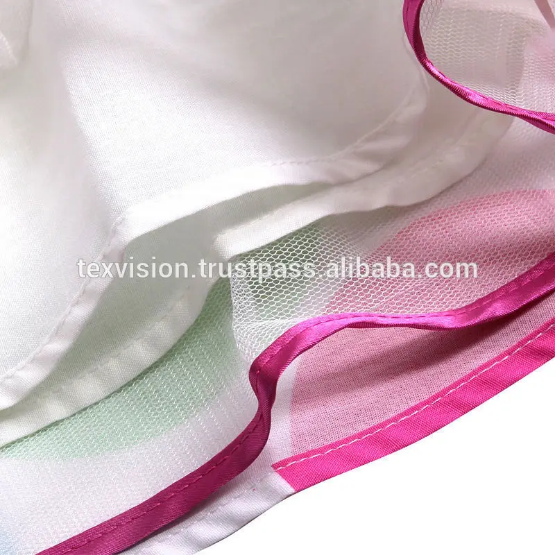 Атласная лето рукавов красочные пятна ну вечеринку девочка детское платье модель с с бантом Waistban