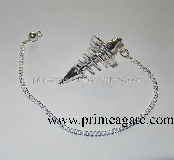 Latest Silver Coil Metal Pendulums Brass Pendulum For Sale Buy