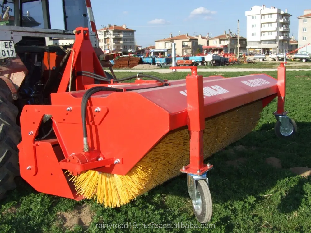 Tractor Mounted Road Sweeper with Bucket - Efficient Cleaning