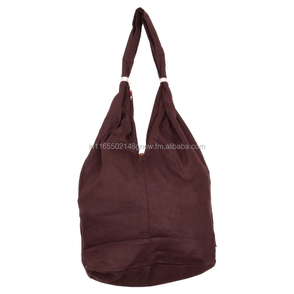 Silk and Cotton Sequence Work Handbag