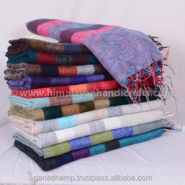 Шаль из гималайской шерсти яка HYWS 301 d