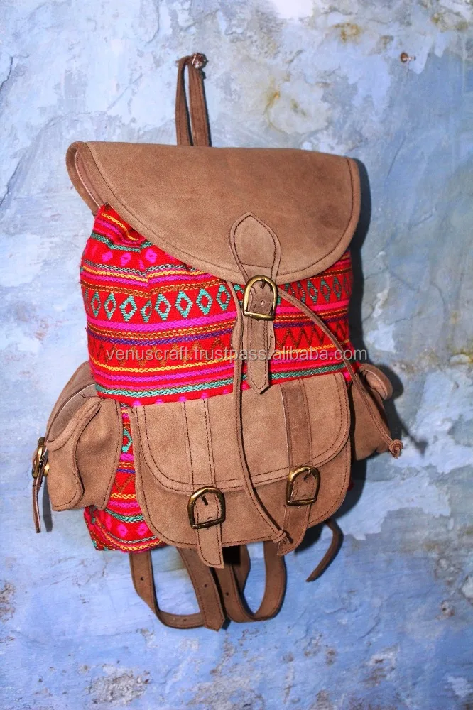 Vintage Style Leather Backpack Perfect for College Travel