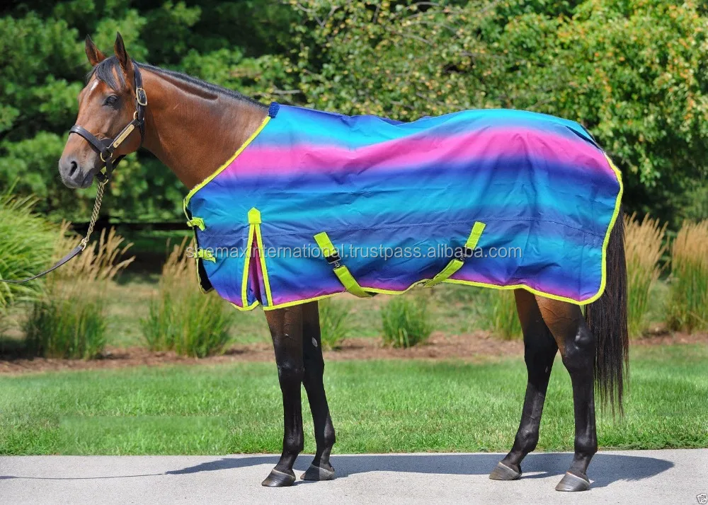 Летняя легкая лошадь Shemax без наполнения Aqua Rainbow