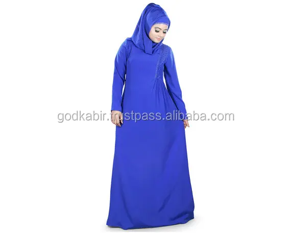 Vintage Royal Blue Abaya | Trendy Burqa 
