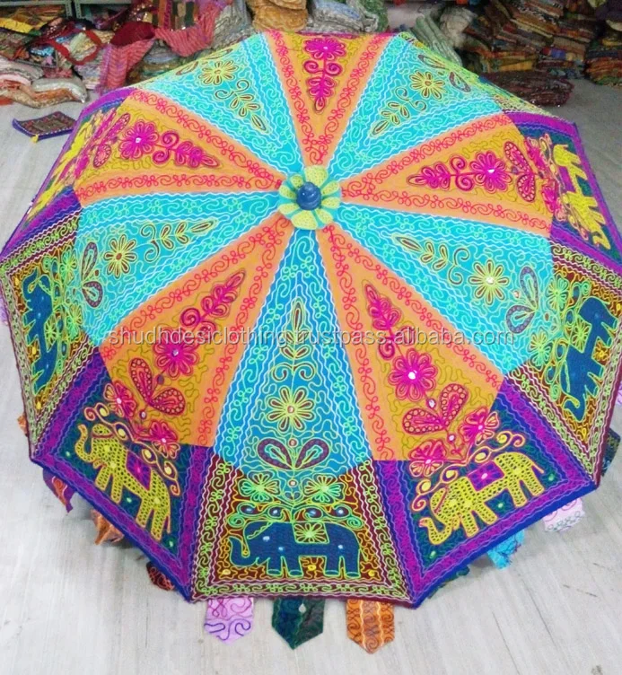 Garden Patio Sun Umbrella Parasol Boho Bohemian Umbrella Cotton Buy Pagoda Parasol Umbrella Striped Patio Umbrellas Outdoor Beach Umbrella Product On Alibaba Com