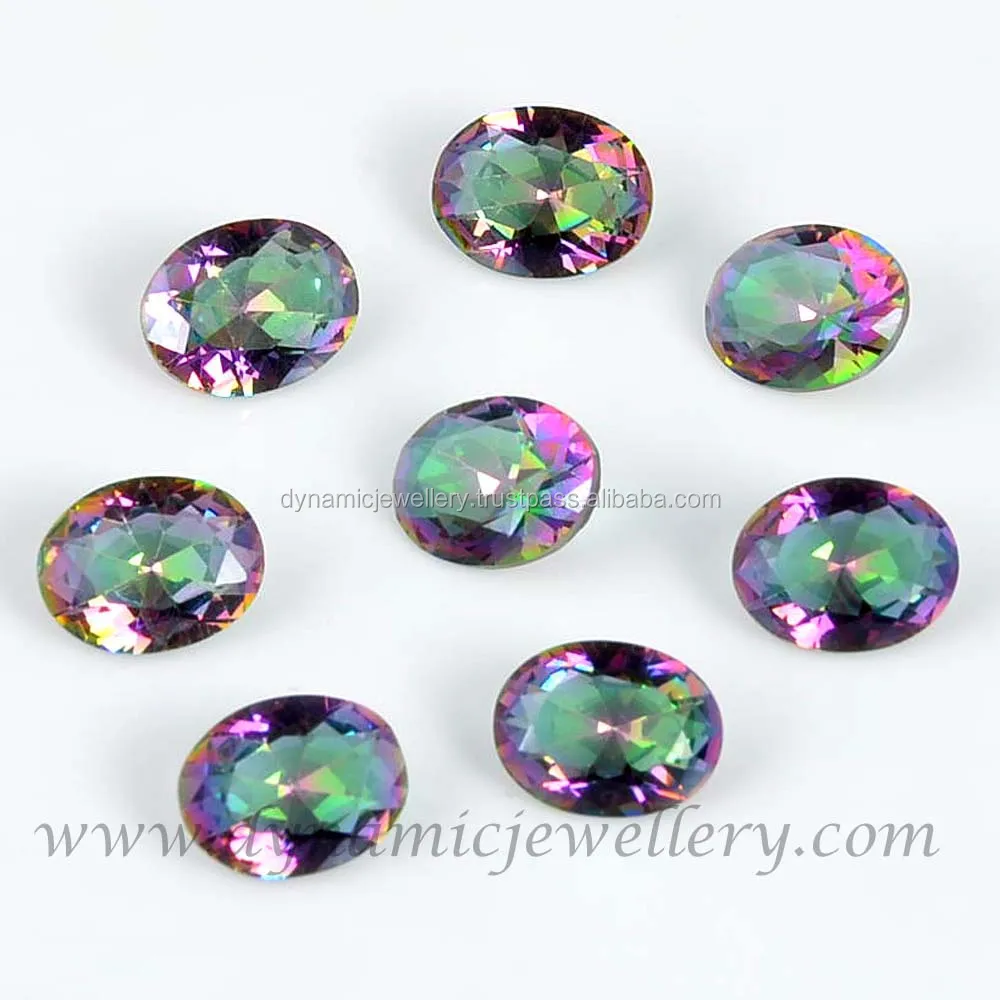 Piedra Preciosa Suelta De 7x9mm Con Forma Ovalada Y Corte De Topacio  Místico - Buy Venta Al Por Mayor Topacio Místico De Corte De Piedras  Preciosas,7x9mm Topacio Místico Corte Oval Forma De
