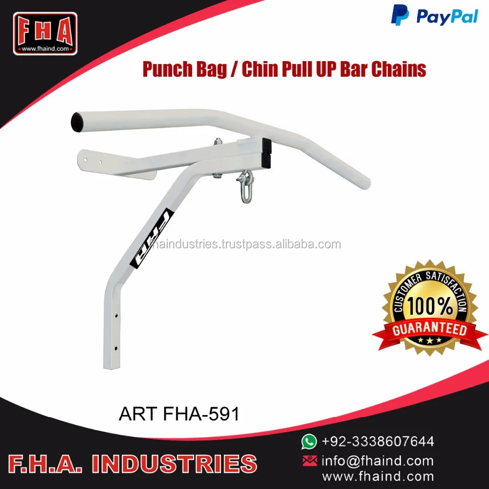 Punch Bag Heavy Duty Wall Bracket Chin Pull Up Bar Iron/steel Fight Club Workout