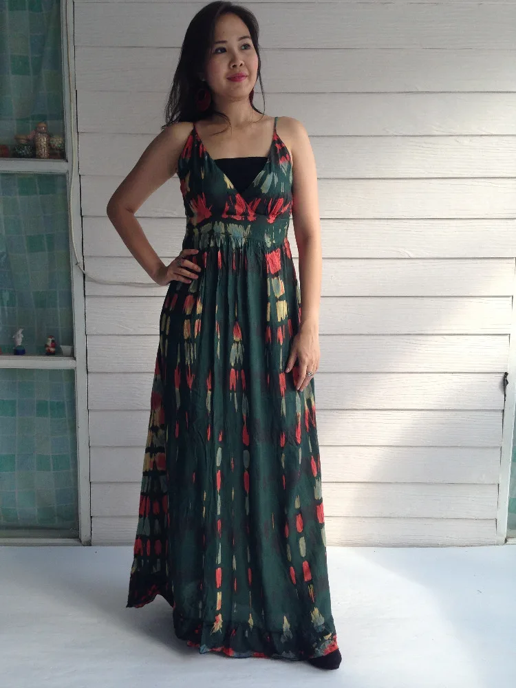 rayon maxi dress