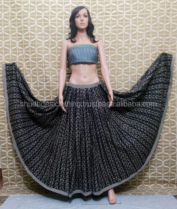 long skirt lehenga style